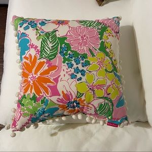 Lilly Pulitzer x Target Outdoor Pillow - Nosey Posie NWOT